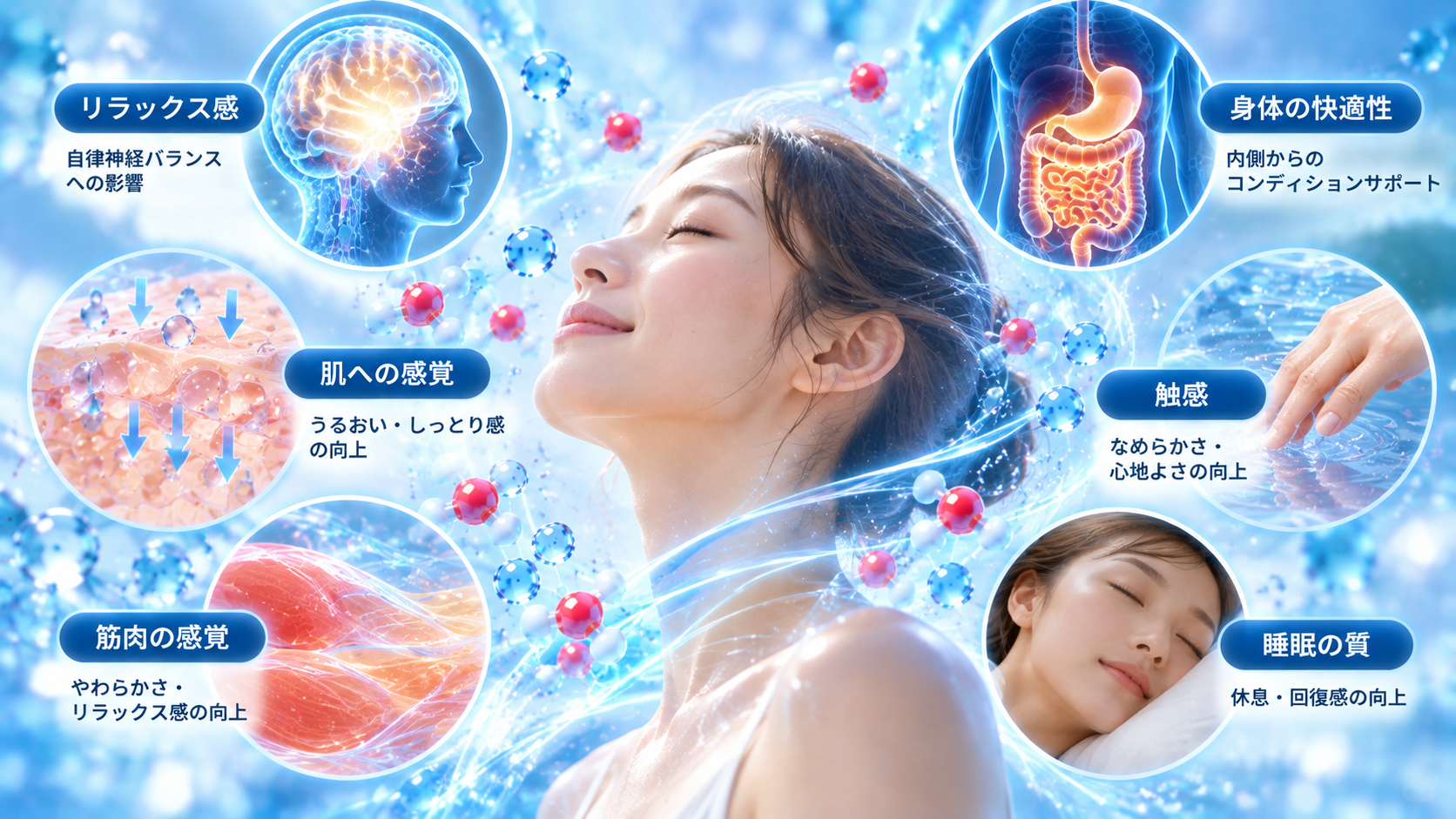 生体感覚への影響に関する研究イメージ